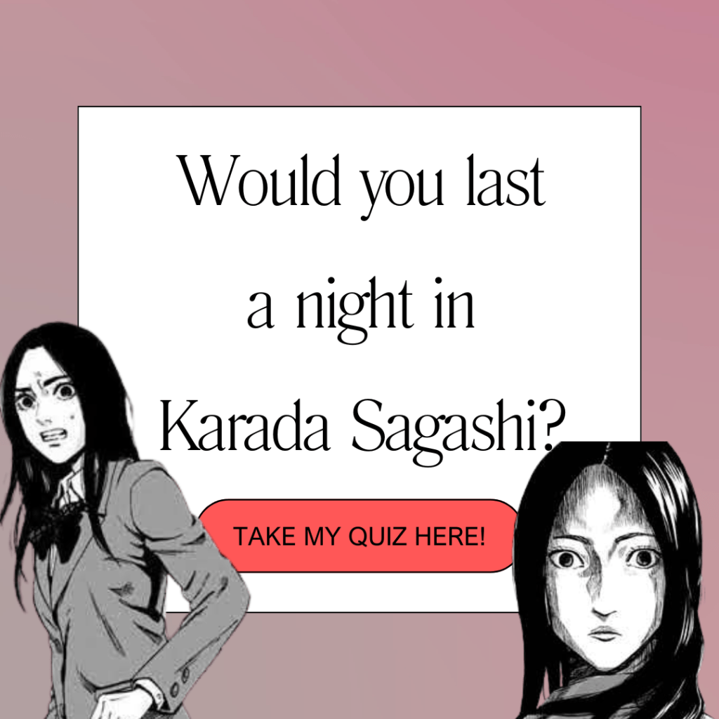 Manga Quiz: Would you survive a night in Karada&nbsp;Sagashi?